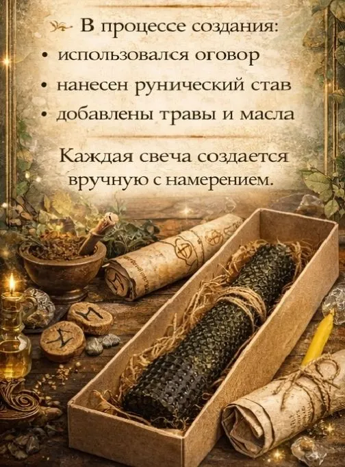 Программная черная свеча " Отвязка от бывших", черный, фото 3
