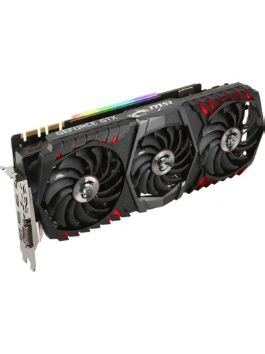 MSI Видеокарта GeForce GTX 1080 Ti MSI Geforce GTX 1080 ti Gaming X TRIO 11 ГБ (XTRIO)