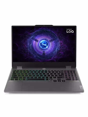 Lenovo LOQ 15IRX9 Игровой ноутбук 15.60", Intel Core i5-13450HX, RAM 16 ГБ, SSD 1024 ГБ, NVIDIA GeForce RTX 3050 (6 Гб), Без системы, (83DV01CJRK), серый, Русская раскладка