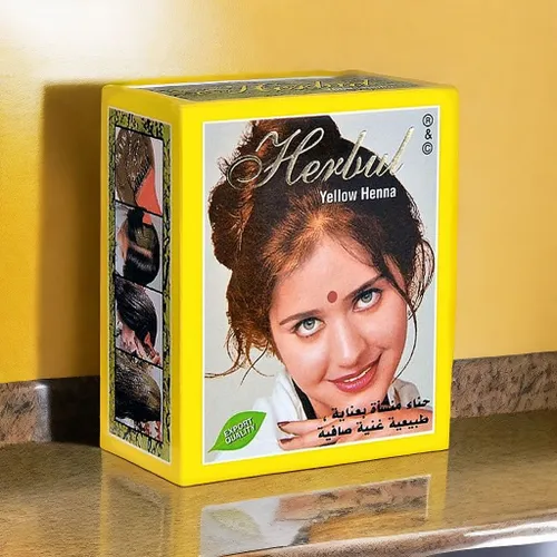 Хна для волос Золотой Хербул (Yellow Herbul), 60 грамм