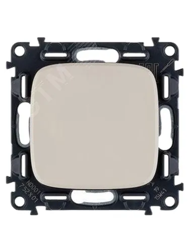 Valena ALLURE Выключатель Безвинтовые зажимы Слоновая кость