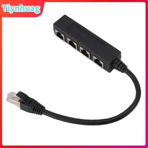 Ethernet сплиттер, 1 на 4 порта, универсальное подключение для дома