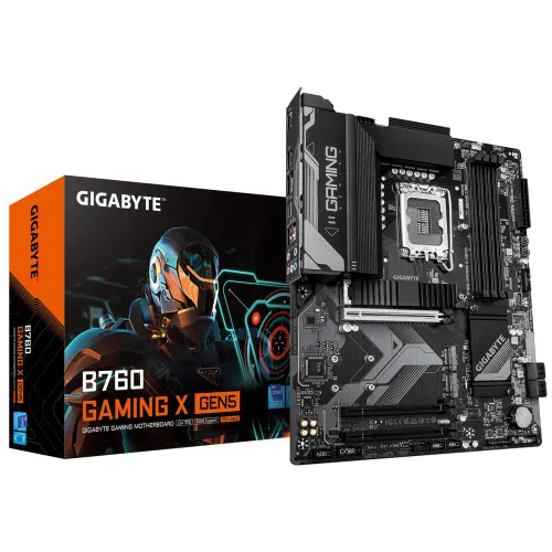 Материнская плата Gigabyte ATX, LGA1700, DDR5, Intel B760, RTL (B760 GAMING X GEN5)