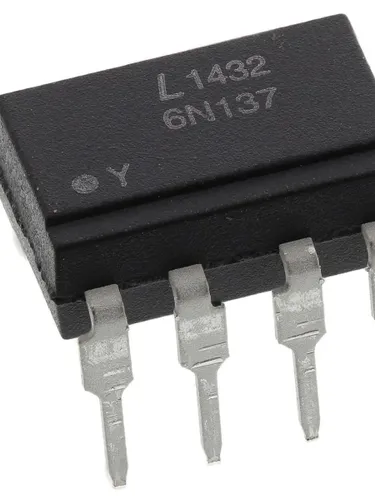 10 шт 6N137-L Оптоизолятор-Логический выход 10MBd Открытый коллектор 5000Vrms 1 канал 10kV / s CMTI