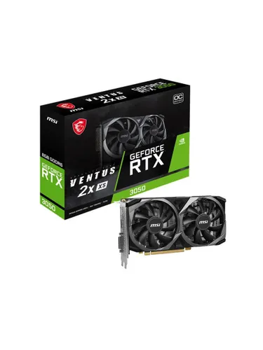 MSI Видеокарта GeForce RTX 3050 8 ГБ (RTX 3050 VENTUS 2X XS 8G OC)