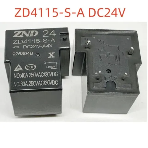 Реле электромеханическое ZD4115-S-A DC24V 4-контактное 40А