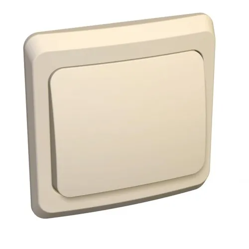 Выключатель 1-клавишный 10А IP20 Кремовый Этюд Systeme Electric