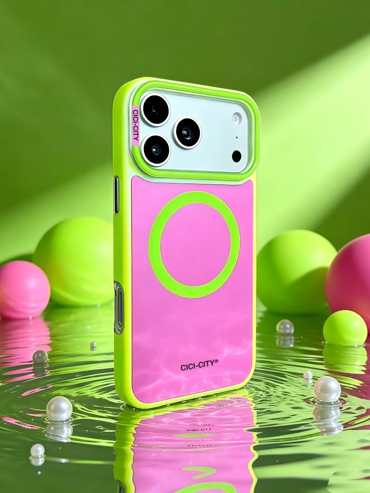 智能手机壳 用于 Apple iPhone 17 Pro Max, 热塑性聚氨酯, 淡绿色