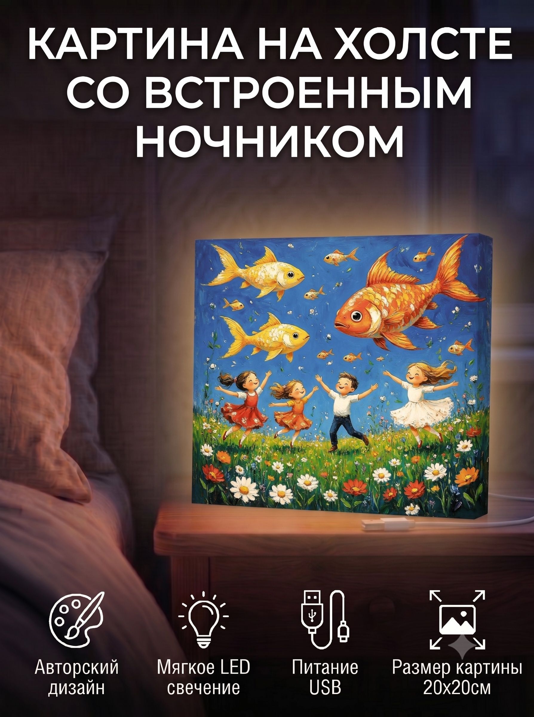 Волшебные золотые рыбки