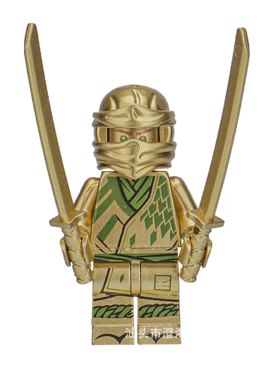 Фигурка Ллойд в золотой броне / Ниндзяго / Минифигурка Ninjago