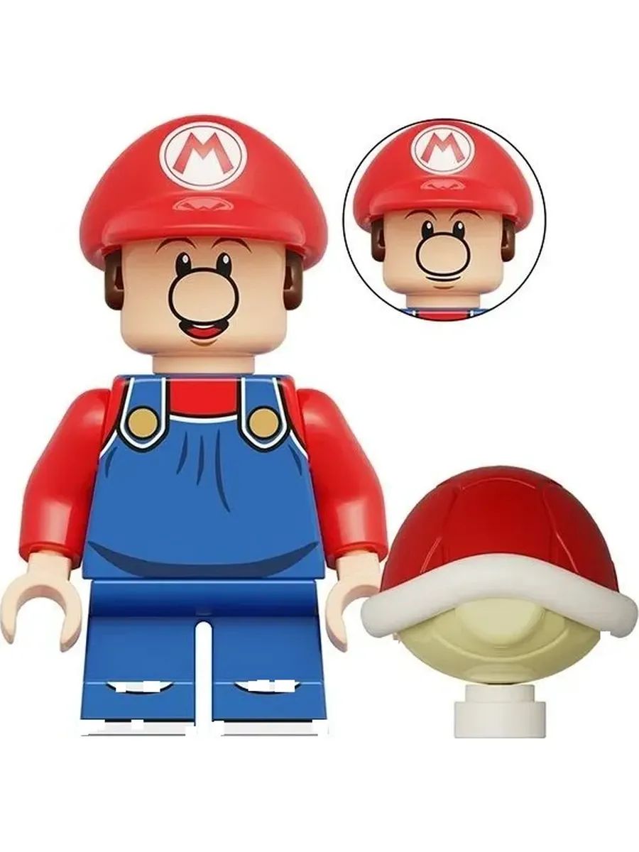Фигурка Марио в комбинезоне / Super Mario Супер Марио / Коллекционная Минифигурка