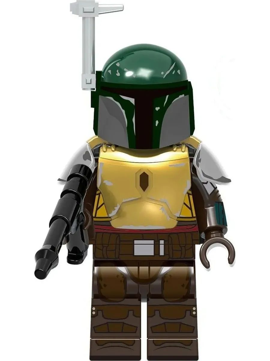 Фигурка Мандалорец в золотой мандалорской / Звёздные Войны / Star Wars