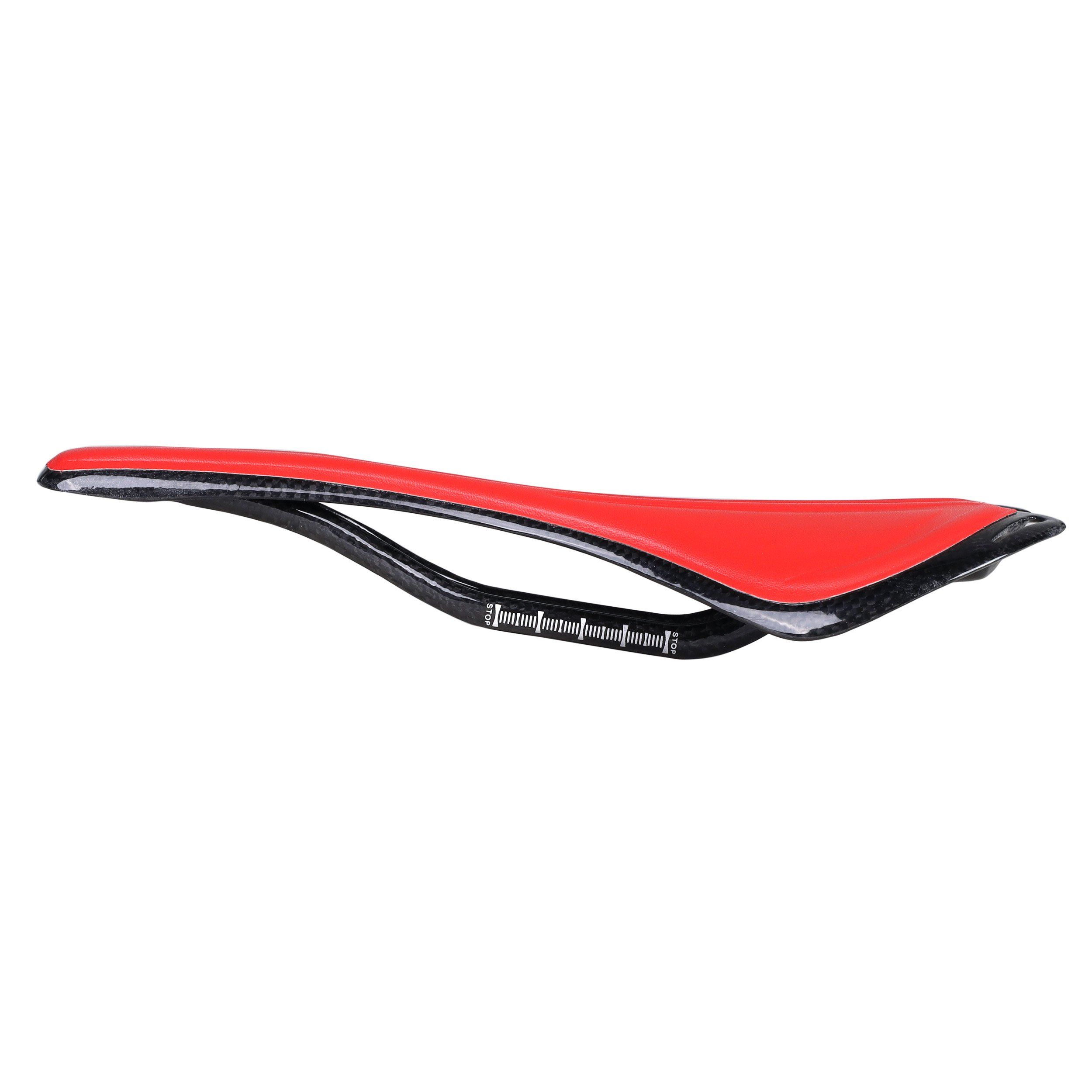 Седло велосипедное MTB карбоновое ZEON IREMEL TX-05R 275X143 мм, красное Седло велосипедное MTB карбоновое ZEON IREMEL TX-05R 275X143 мм, красное
