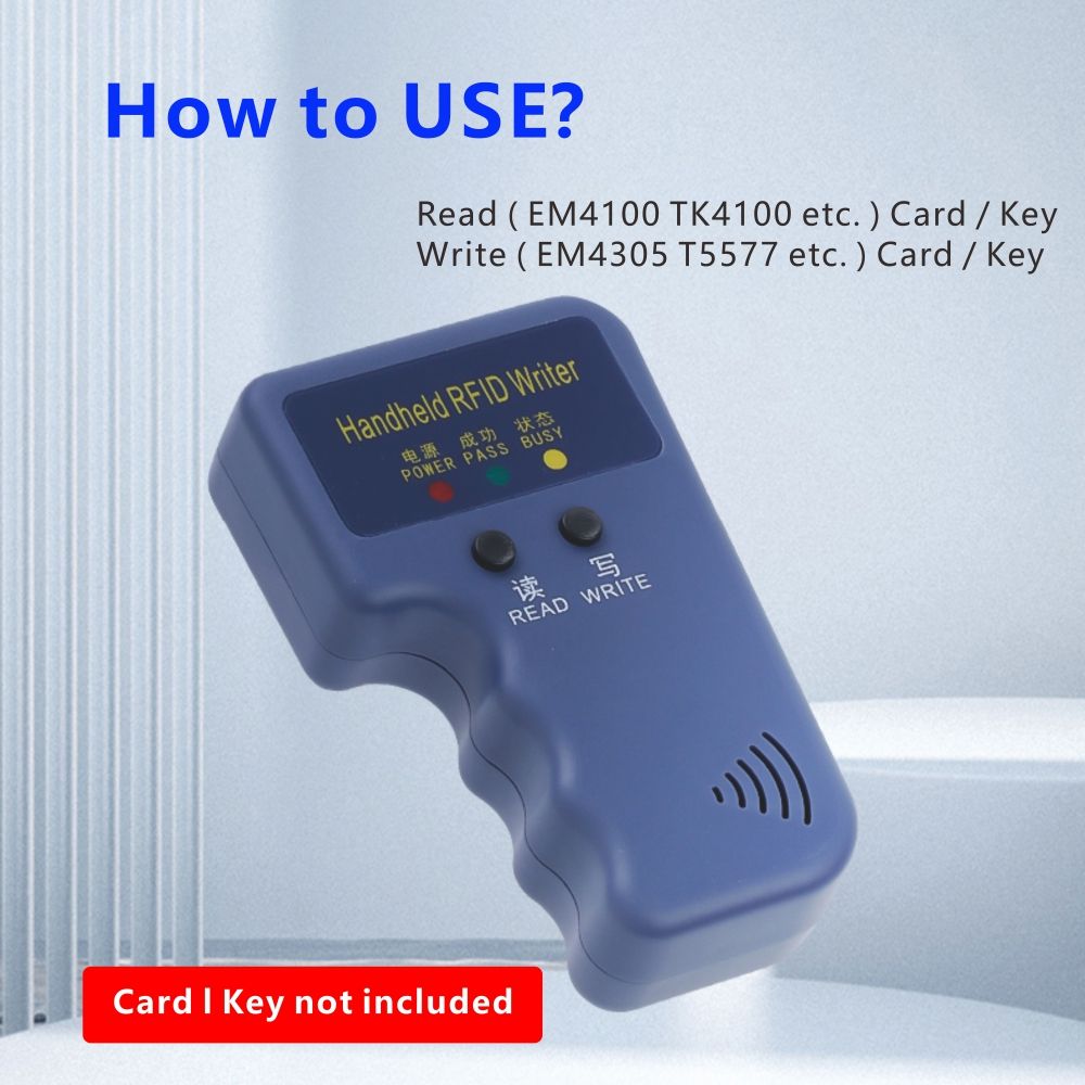 Портативный RFID писатель программист читатель теги Card Reader LF Card ...