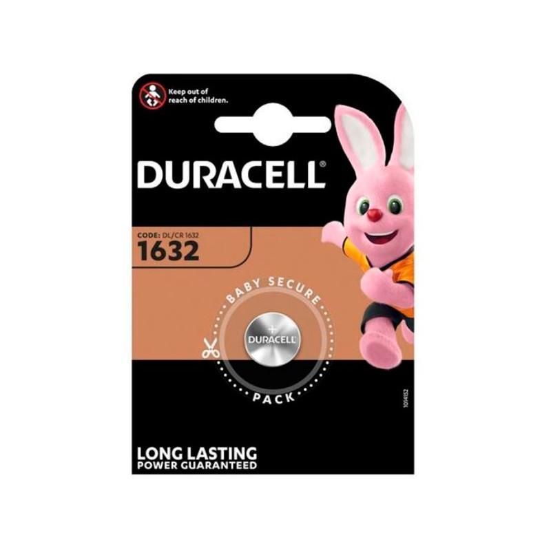 Дисковая батарейка Duracell CR1632 Lithium Battery 3v BL1