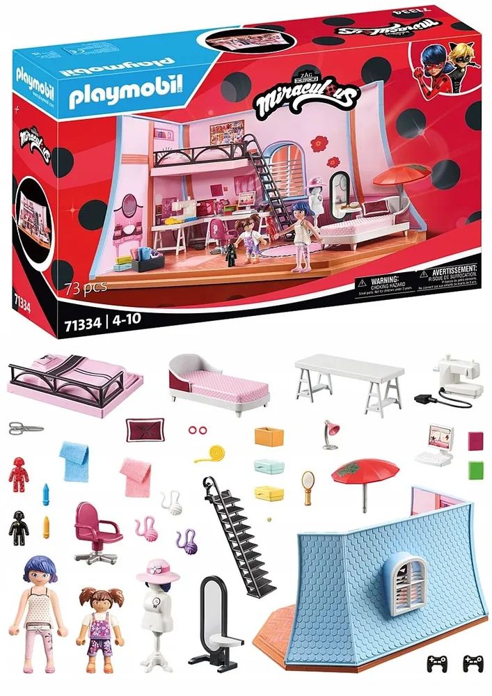 Конструктор Playmobil Miraculous - Чудесный чердак, Леди Баг и