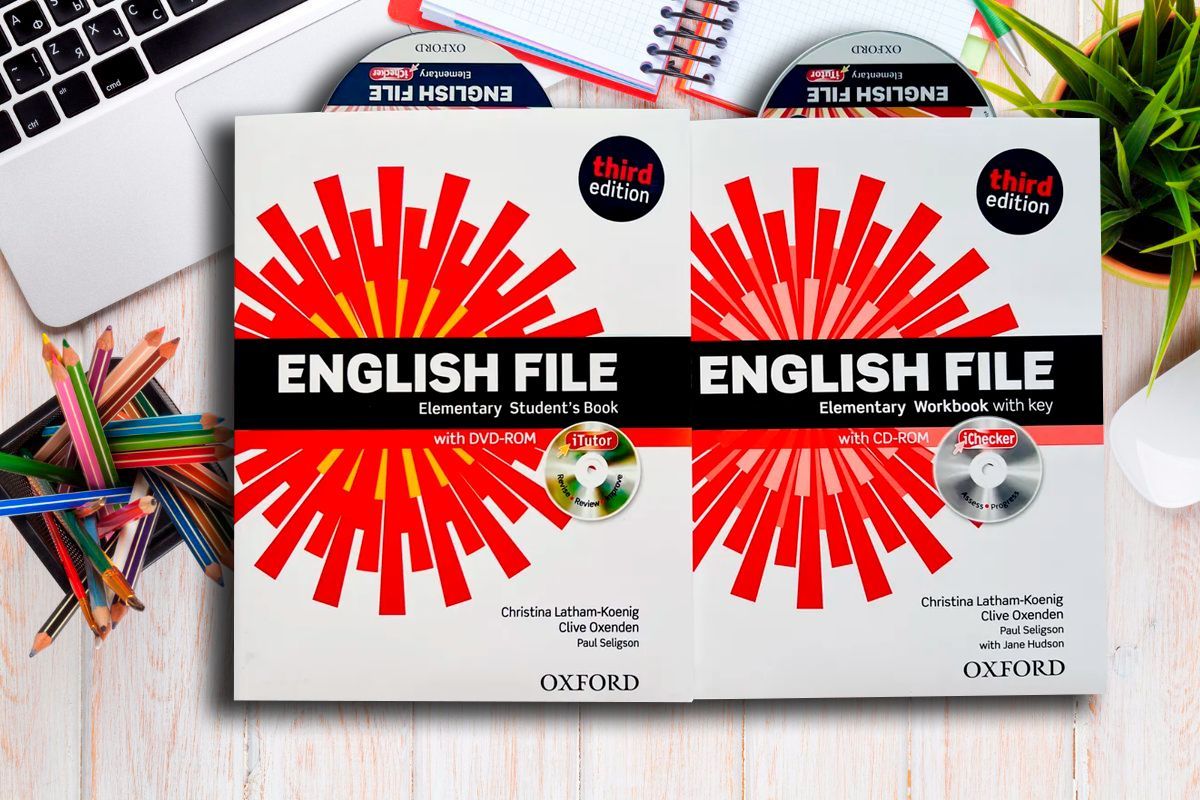 English File Elementary 3rd edition (3 издание). КОМПЛЕКТ: Учебник ...
