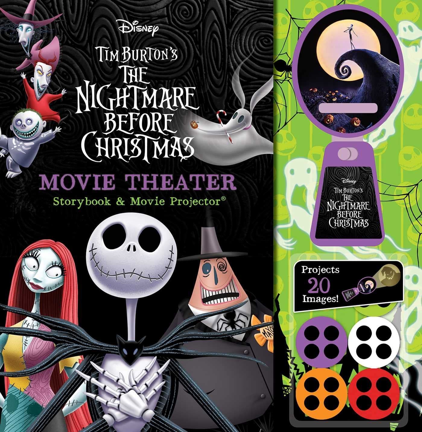 Nightmare Before Christmas Disney / Кошмар перед Рождеством Кино-книга с проектором и диафильмами (США не китай)