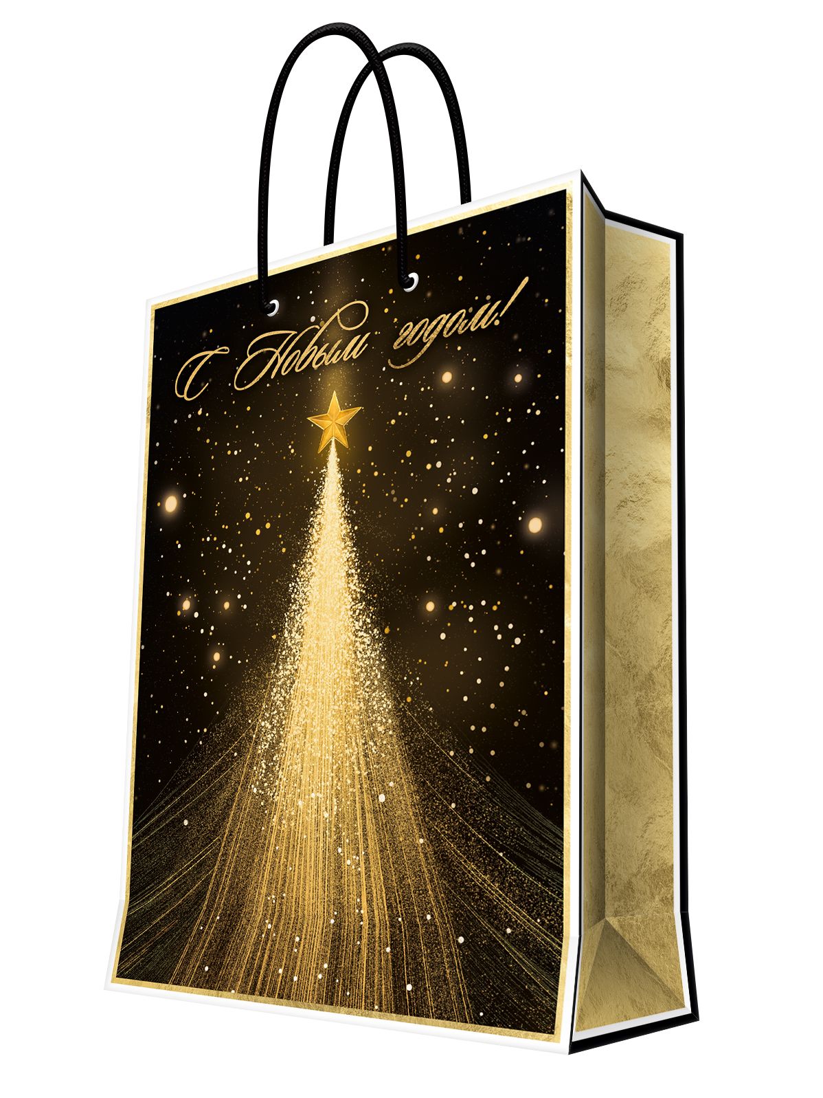 Пакетподарочныйновогоднийдляупаковкиподарков33x45,7x10,2см
