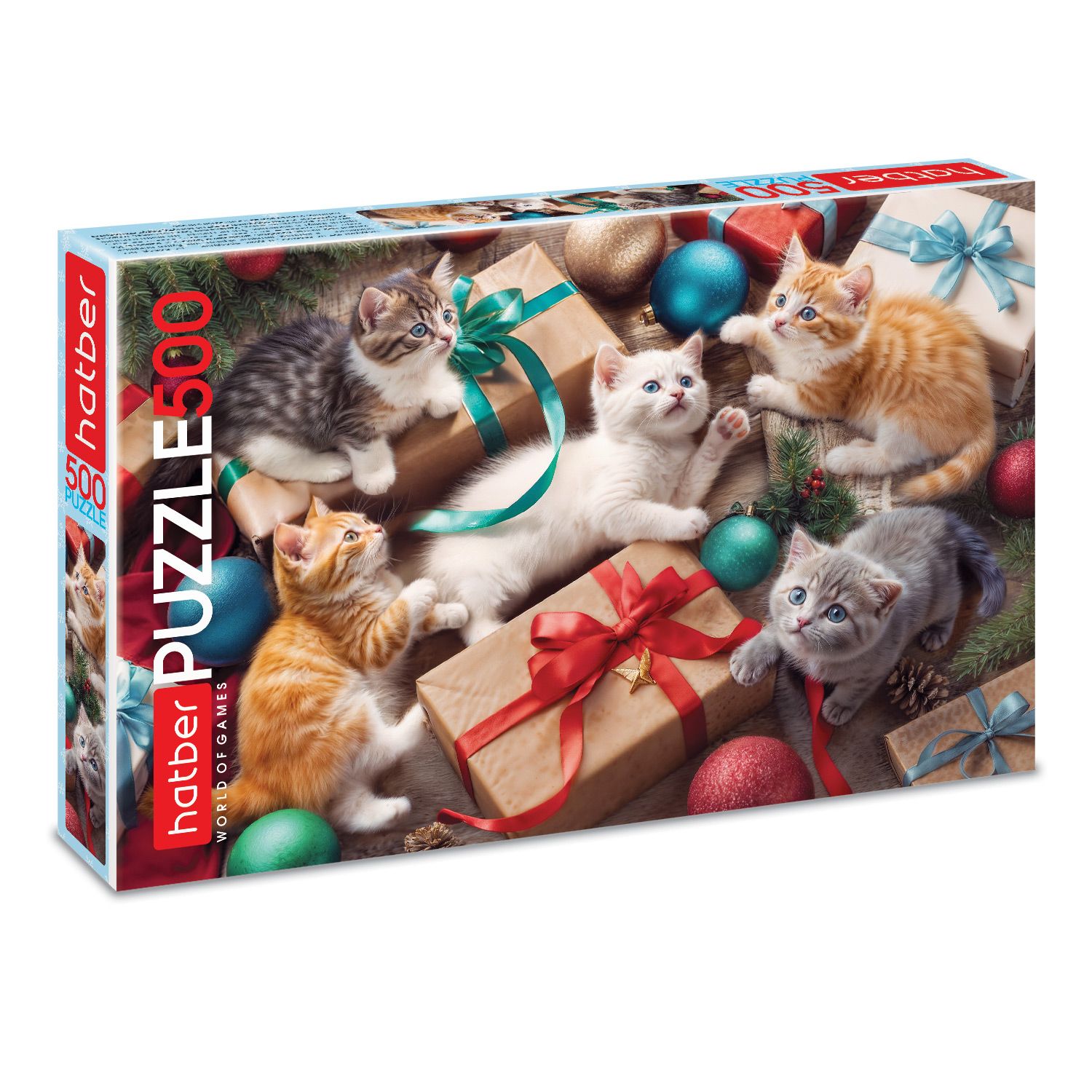 Пазл500элементов480х330ммПушистыйпраздник