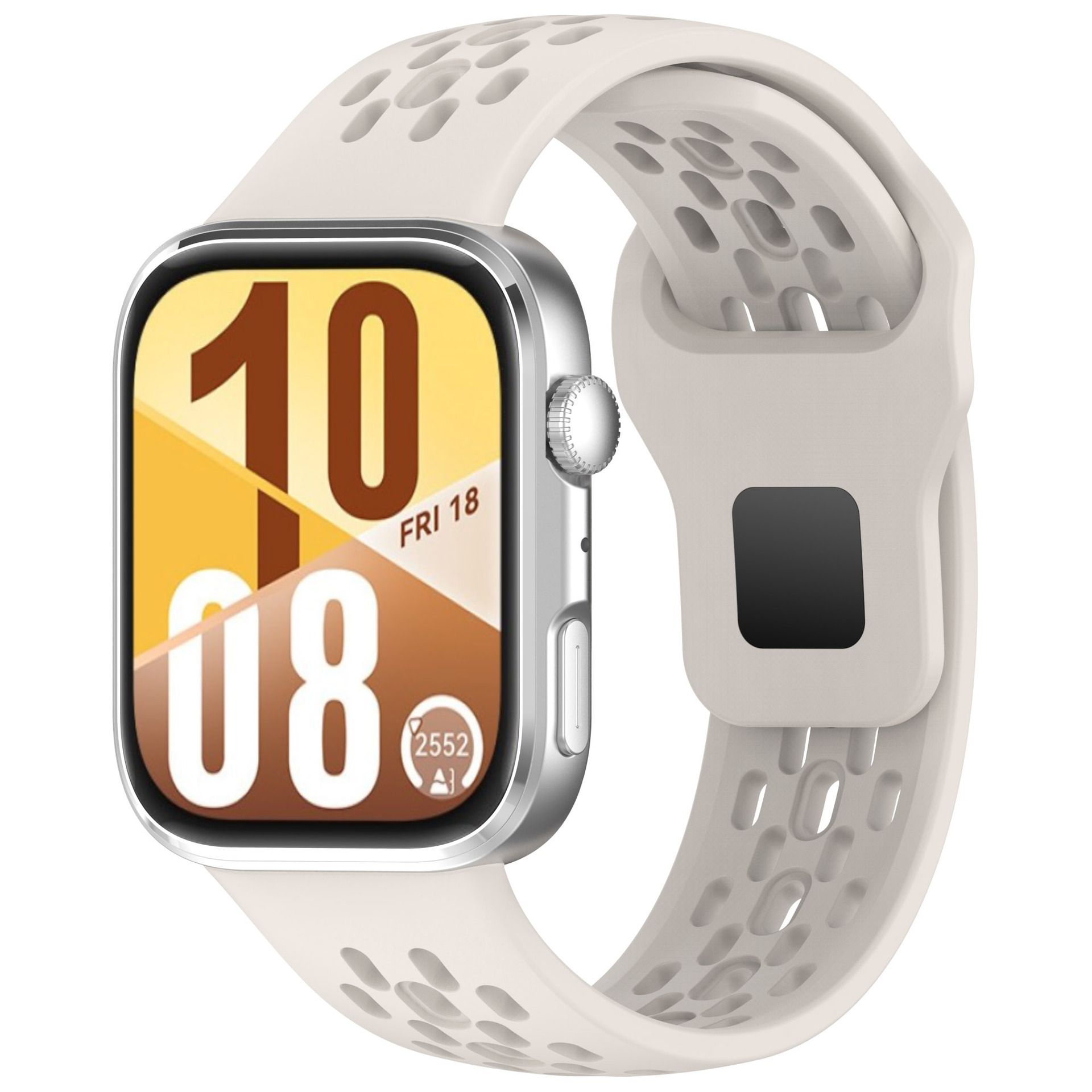Силиконовыйремешок,подходитдляHuaweiFit3/Fit4/Fit4Pro,дышащийперфорированныйремешок,удобныйидышащий