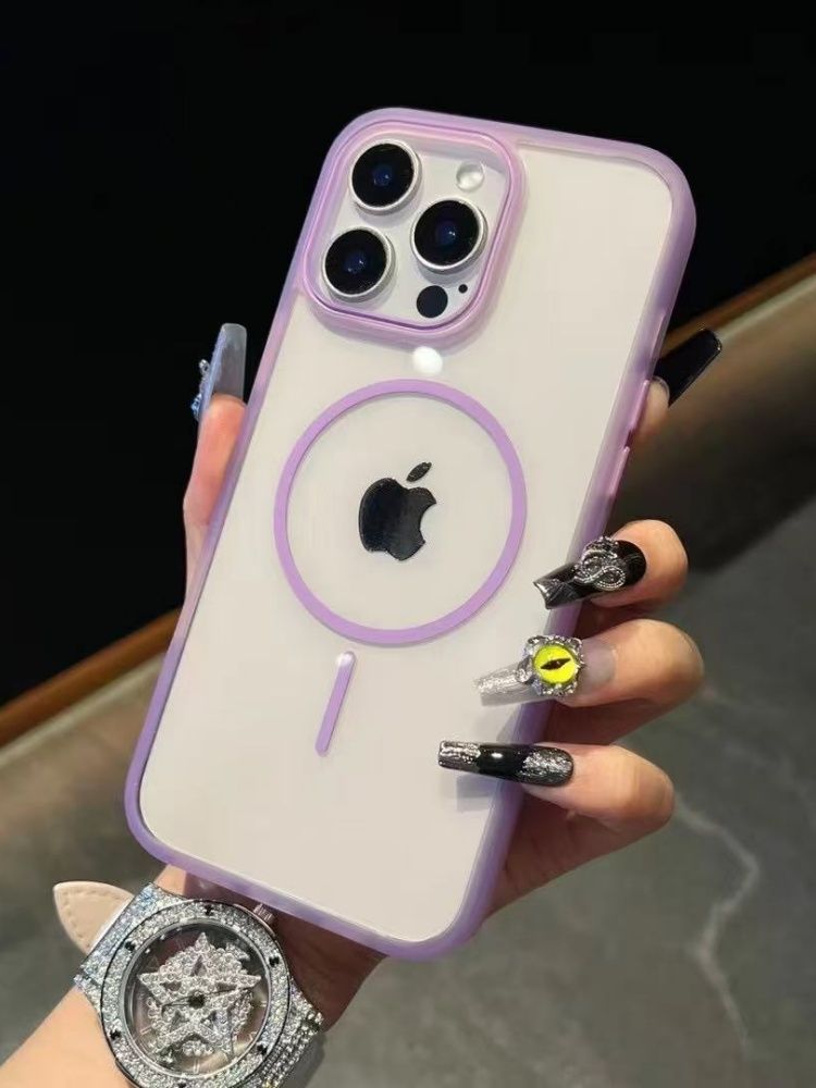 智能手机壳 用于 Apple iPhone 15 Pro, 热塑性聚氨酯, 浅紫色