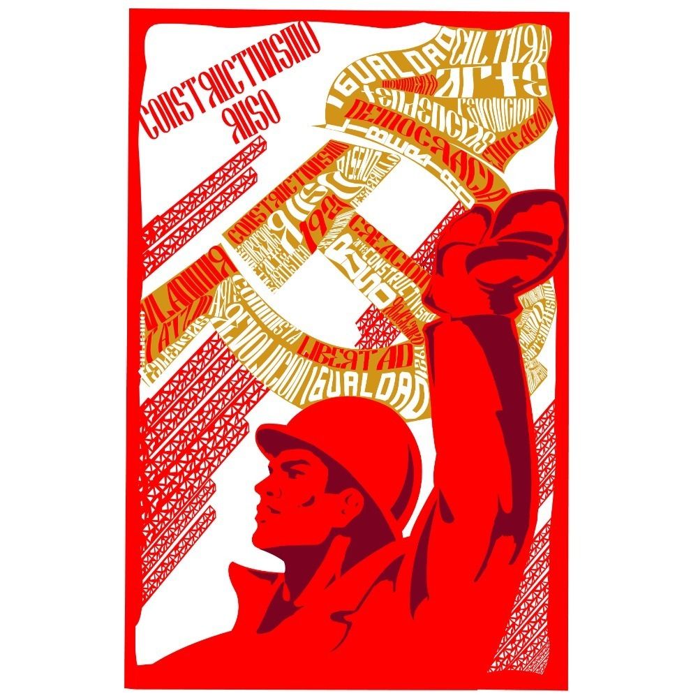 МеталлическаякартинаСССРпропаганда,украшениедлядома,офиса,коллекционера