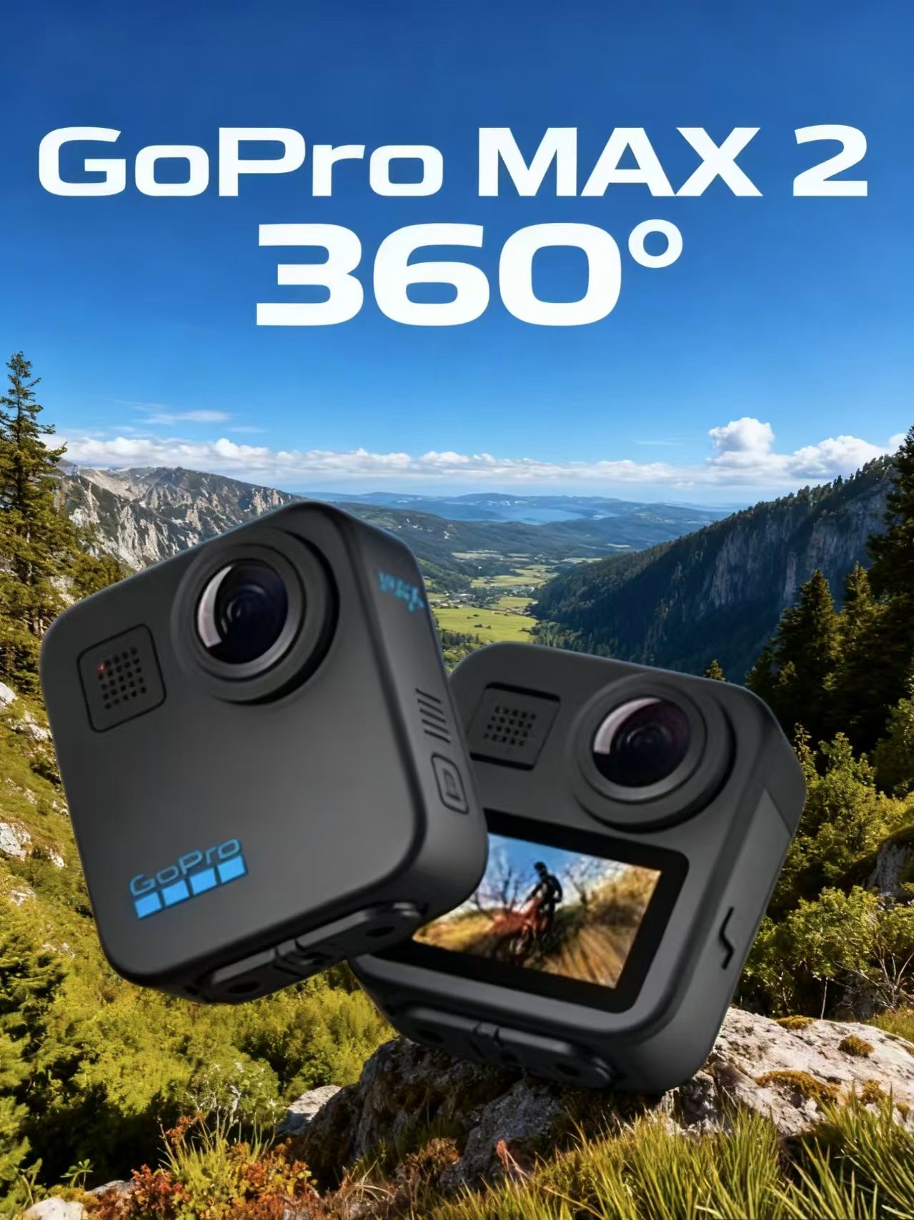 экшн-камера gopro max 2 360 8k с защитой от воды для экстрима и ...