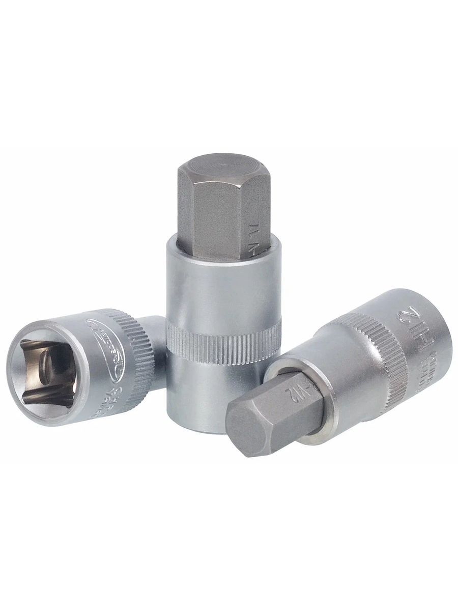 Головка торцевая со вставкой HEX 6 (1/2") АвтоDело L=55 мм