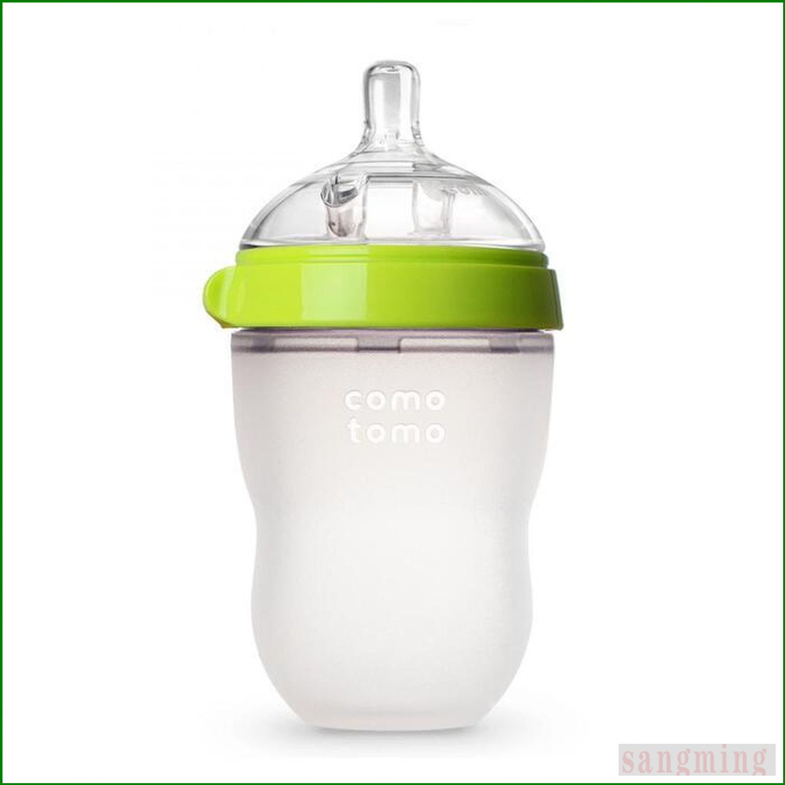 Детская бутылка Comomo Natural Feel for Feeding, зеленый 250 мл купить ...
