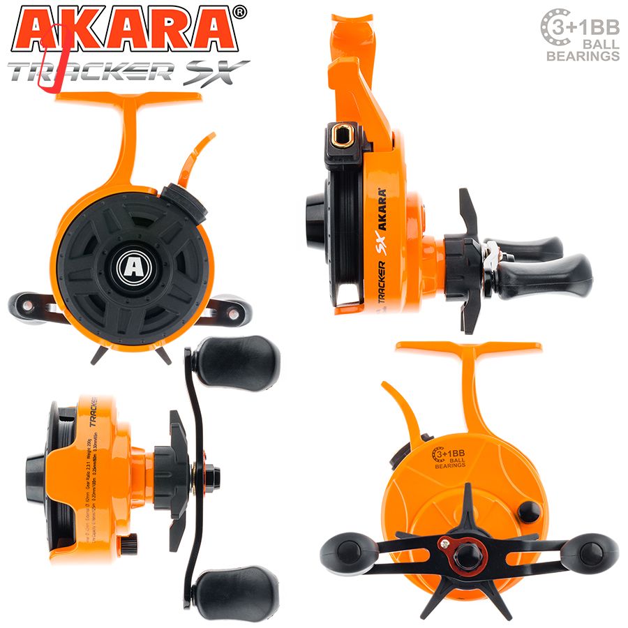 Кат. мульт. зим. akara tracker sx 3+1 bb с курком, (набор из 1 шт)