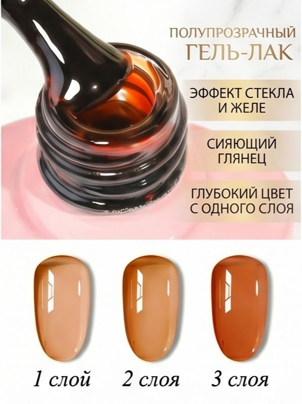 Гель-лак для ногтей, прозрачный молочно-белый тон, хороший эффект, элегантный и свежий цвет #1