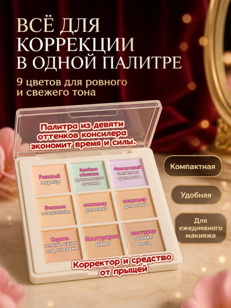 девятицветный консилер #1