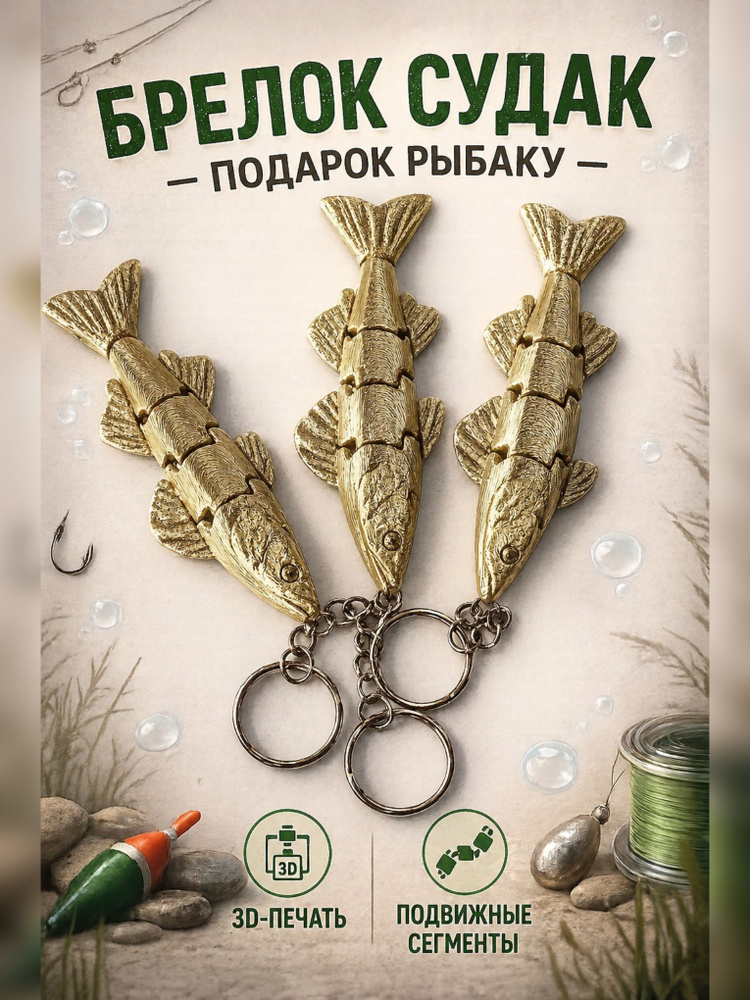Брелок для рыбака #1