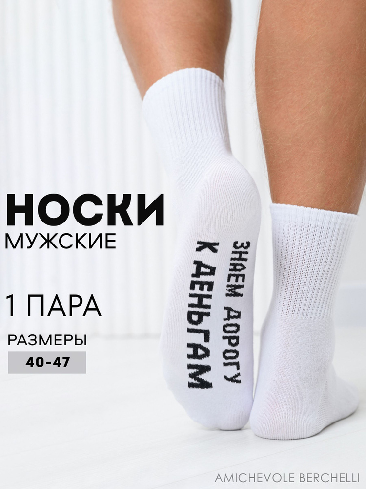 Носки AMICHEVOLE BERCHELLI мужские мужские, 1 пара #1