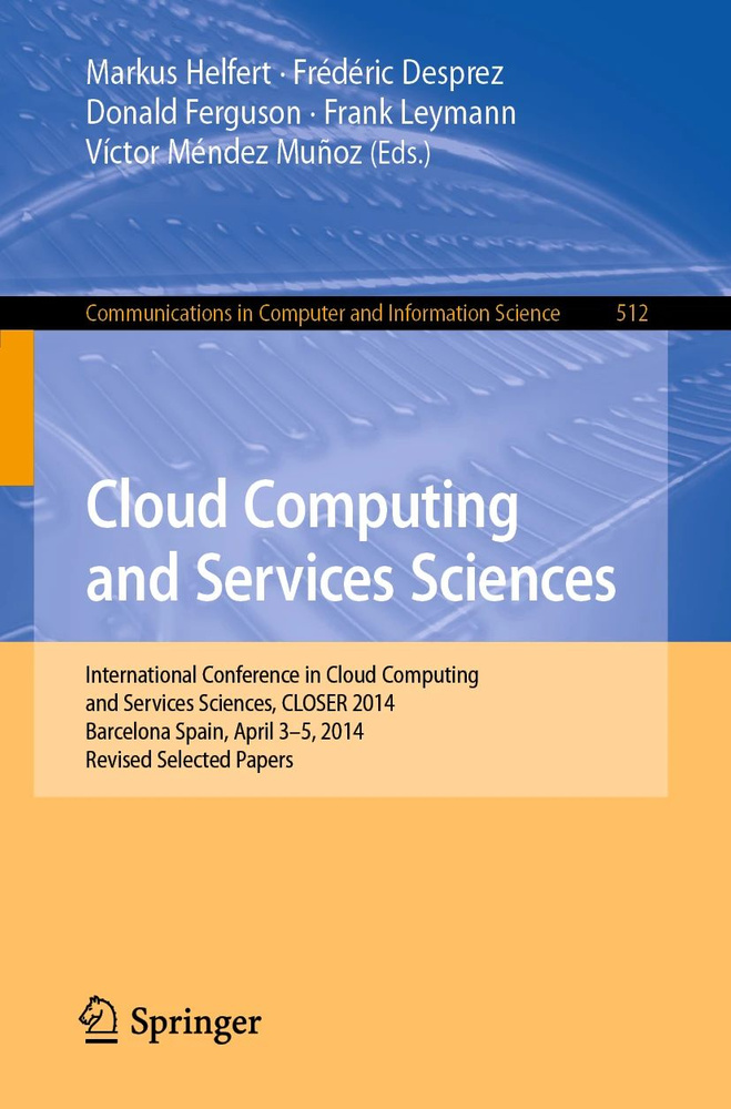 Cloud Computing and Services Sciences #1