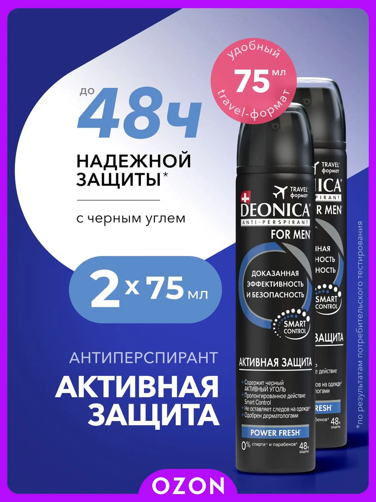 DEONICA Дезодорант 75 мл #1