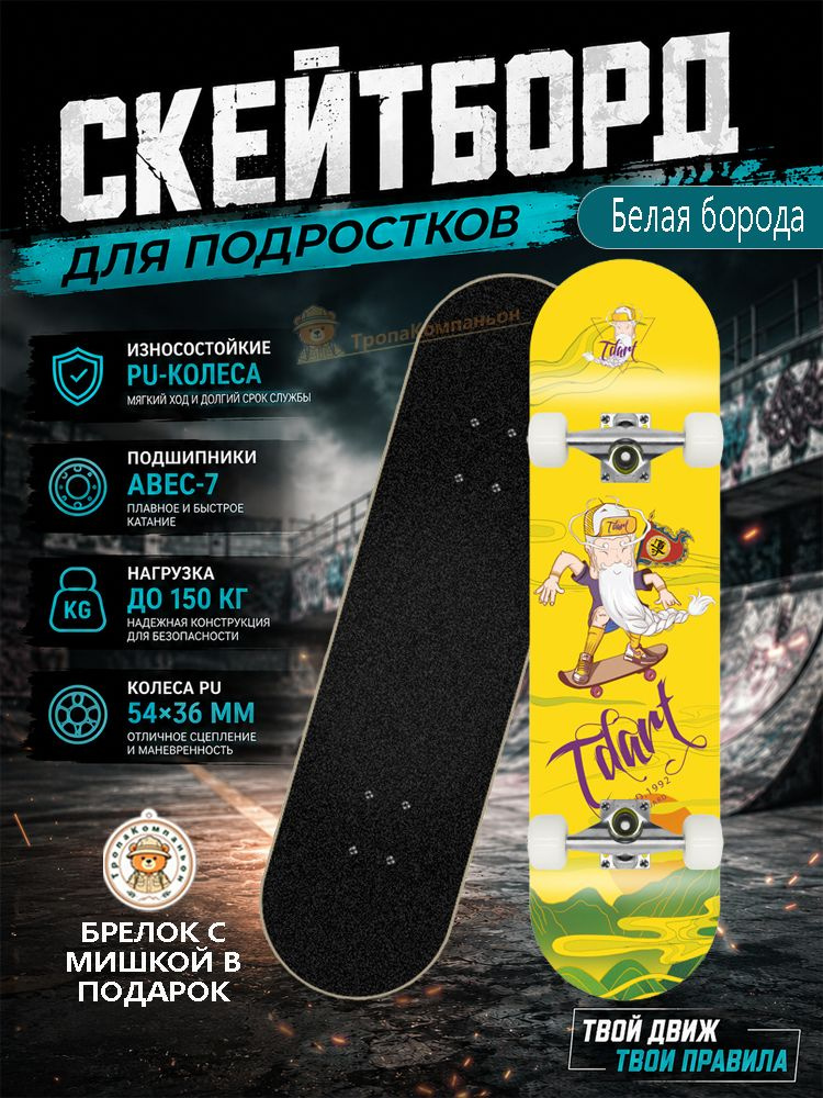 Скейтборд 80 х 20см #1