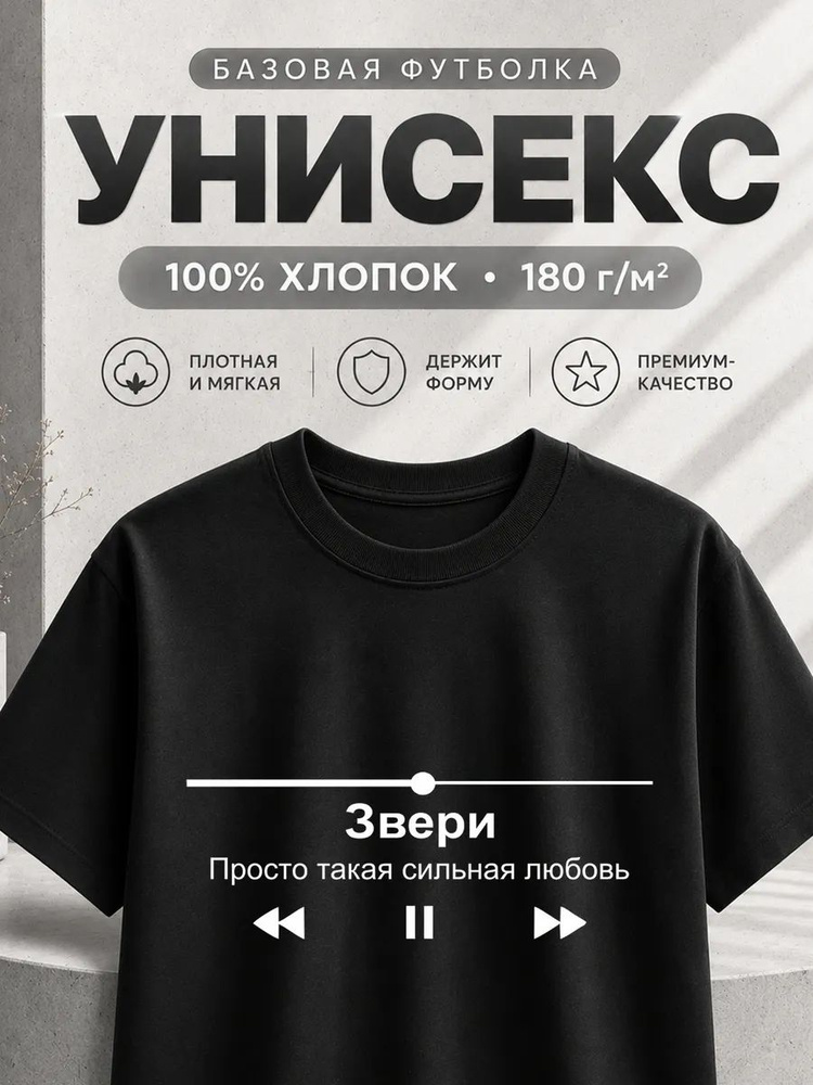 Футболка Gulian playlist-zveri 1 шт #1