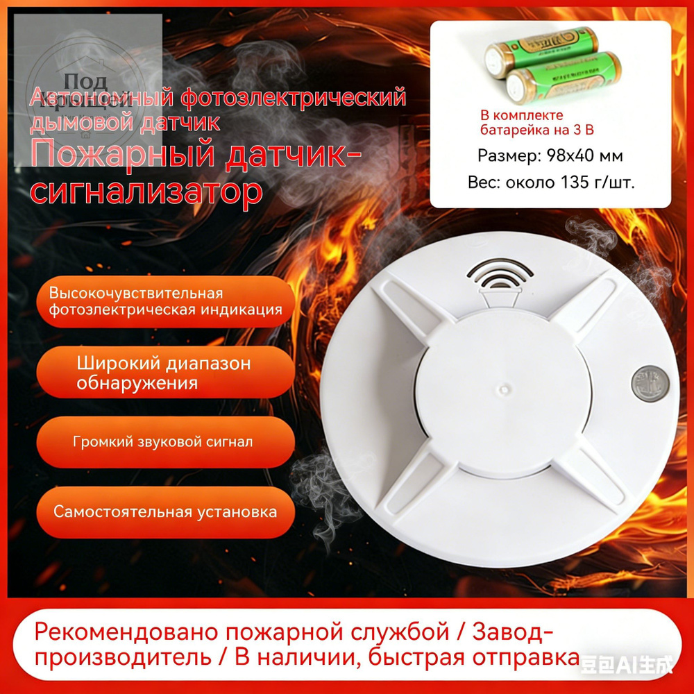 дымовой извещатель #1