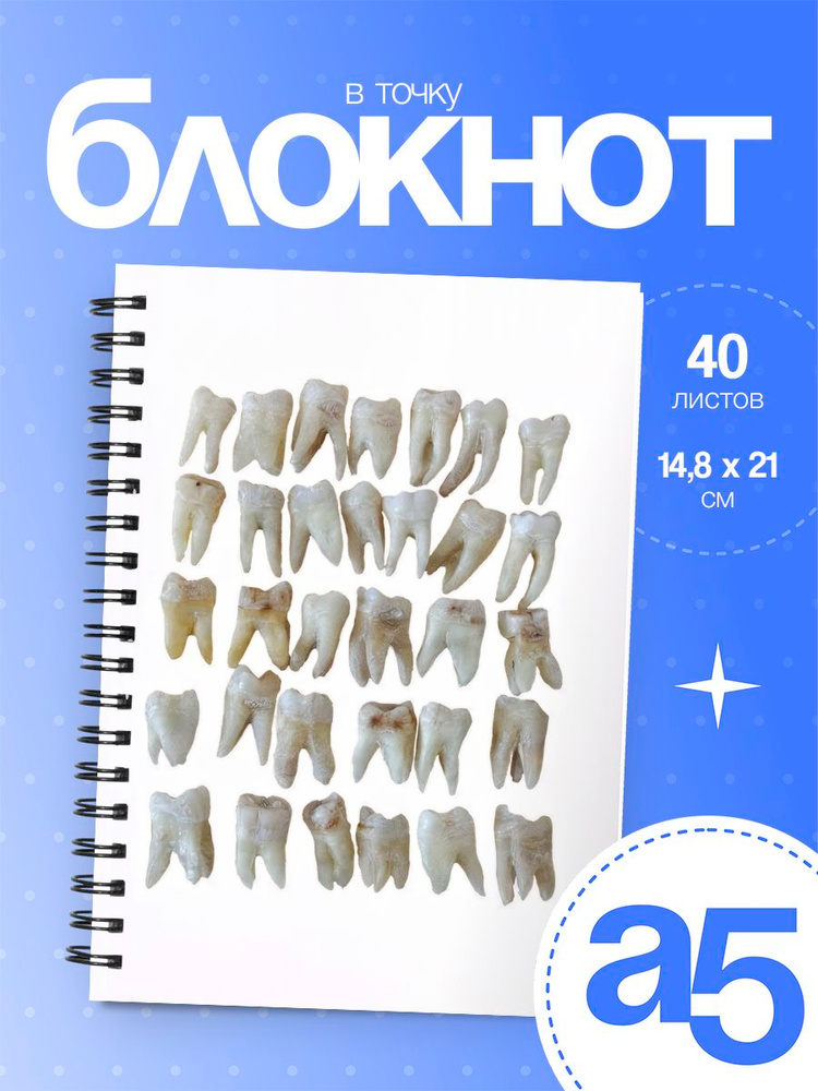 Блокнот А5 зубы #1