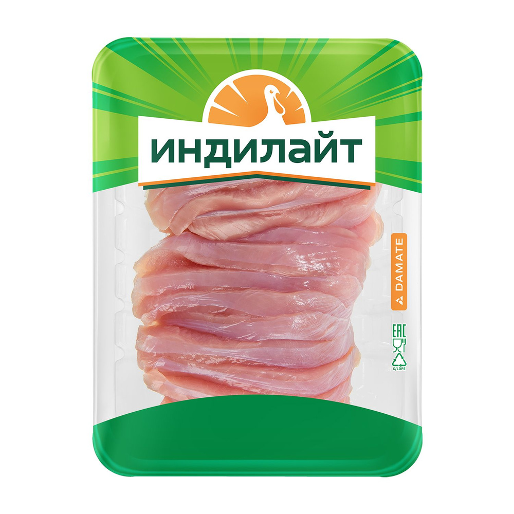 Слайсы из филе грудки индейки 300 г, Индилайт, охлажденные #1
