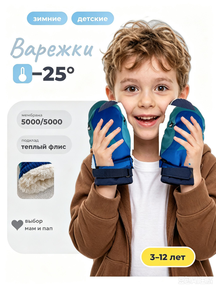 Варежки краги #1