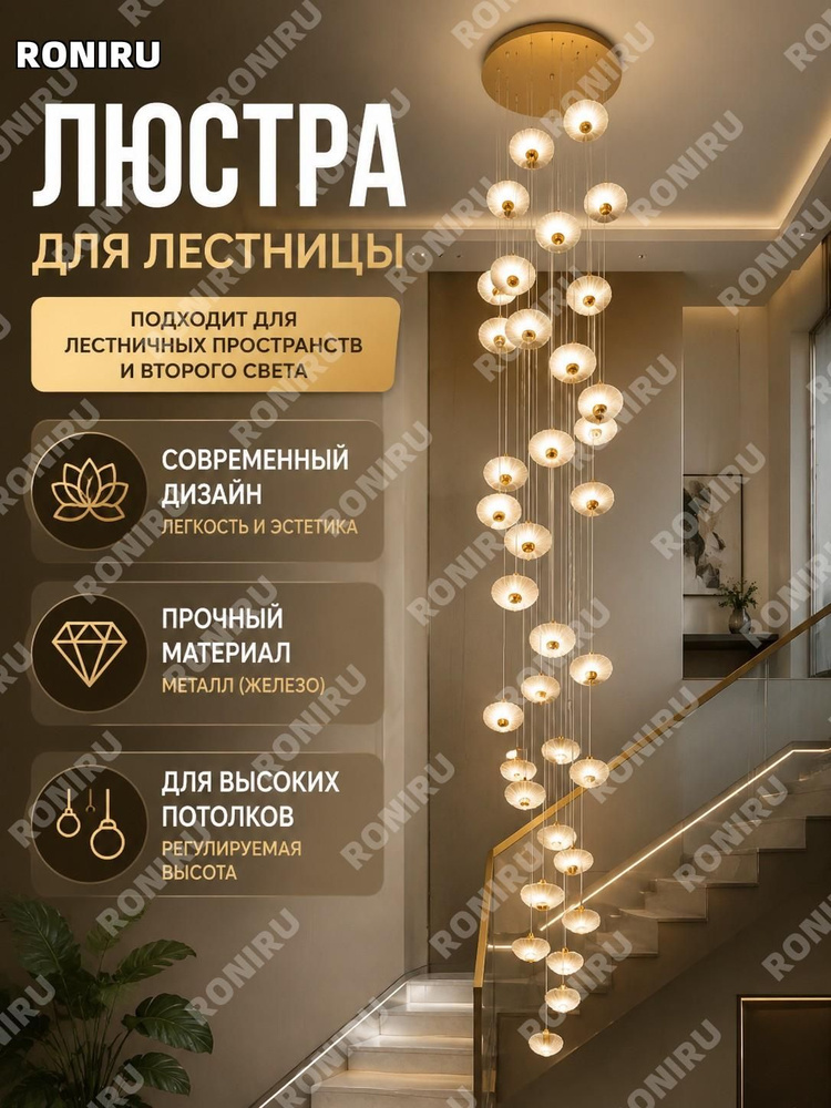 RONIRU Люстра, LED #1