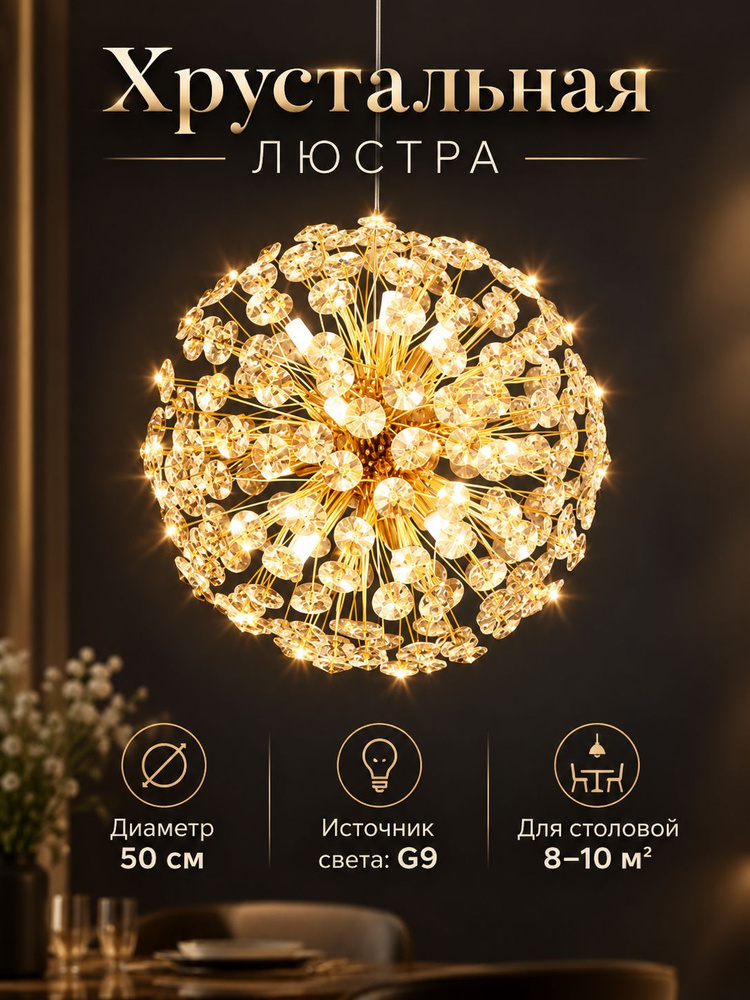 Люстра, 7 Вт #1