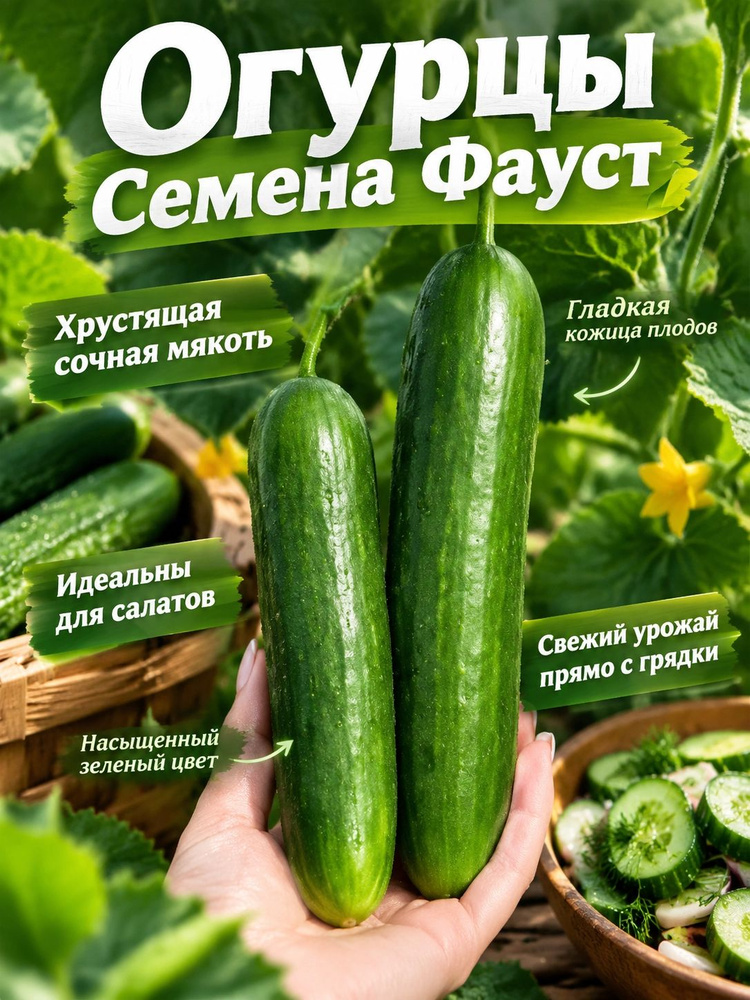 Огурец семена "Фауст " #1