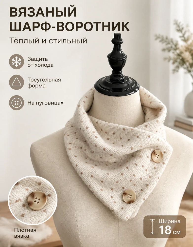 Шарф косынка #1
