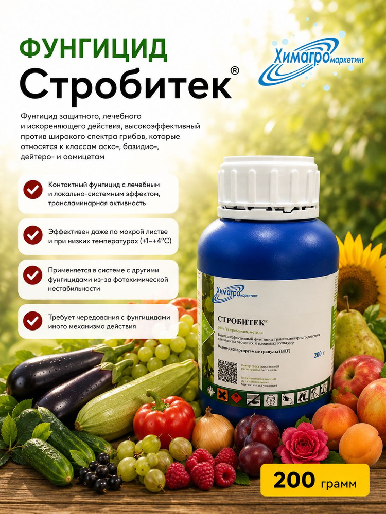 Фунгицид Стробитек Аналог Строби 200 гр #1