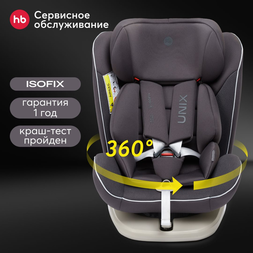 Happy Baby Unix Автокресло группа 0/1/2/3 (0-36 кг)