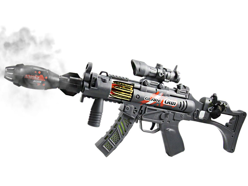 Игрушечный автомат со звуком и дымовым эффектом - купить с доставкой по ...